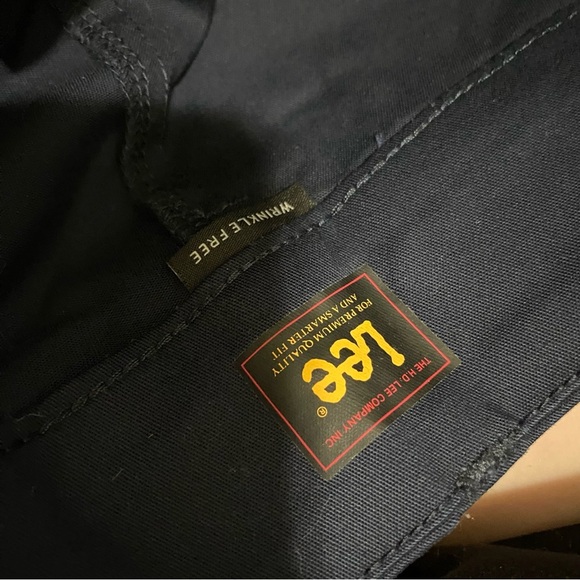 Lee Men's Navy Chinos - Picture 4 of 5